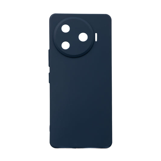 Tecno Camon 30 Pro 5G Case Zore Piping Silicone Navy Blue