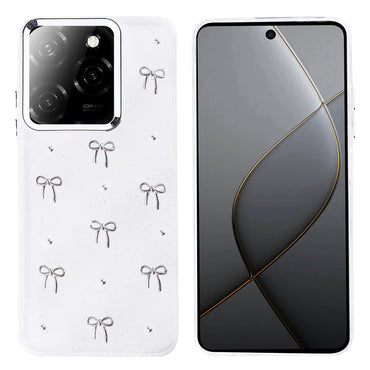 Tecno Spark 20 Pro 5G Case Airbag Design Glitter Transparent Zore Polar Cover Tulip 