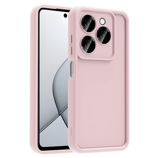 Tecno Spark 20 Pro 5G Case Camera Protection Zore Pineapple Cover Pink