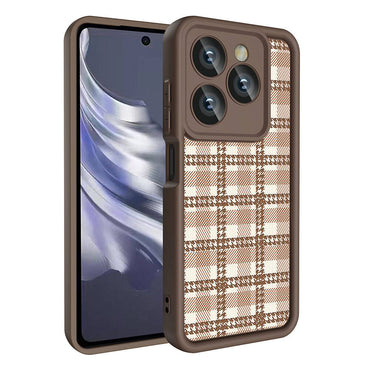 Tecno Spark 20C Case Camera Protection Printed Back Surface Zore Classy Cover Black 