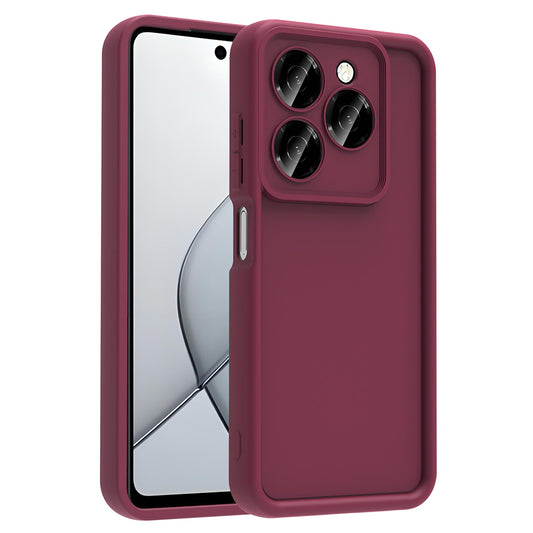 Tecno Spark 20C Case Camera Protection Zore Pineapple Cover Plum