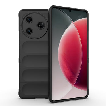 Tecno Spark 30 Pro Case Flexible TPU Hollow Back Surface Design Zore Ethnic Silicone Cover Navy Blue 