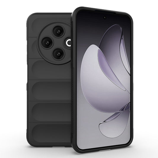 Tecno Spark 30C 4G Case Flexible TPU Hollow Back Surface Design Zore Ethnic Silicone Cover Black