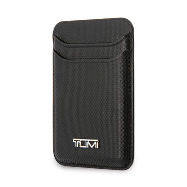 Tumi Orjinal Lisanslı 2 Hazneli Metal Logolu Deri Magnetik Kartlık Mavi