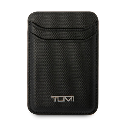 Tumi Orjinal Lisanslı 2 Hazneli Metal Logolu Deri Magnetik Kartlık Mavi