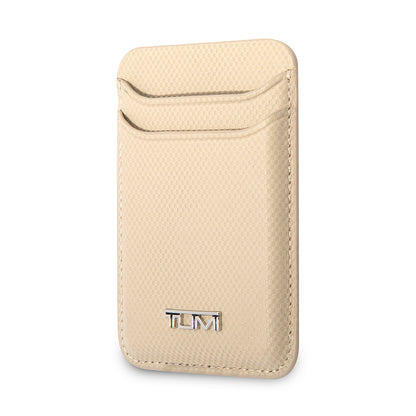 Tumi Orjinal Lisanslı 2 Hazneli Metal Logolu Deri Magnetik Kartlık Haki