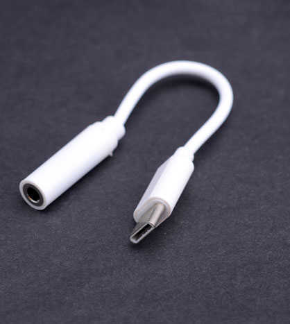 Type-C Headphone Converter 25cm White