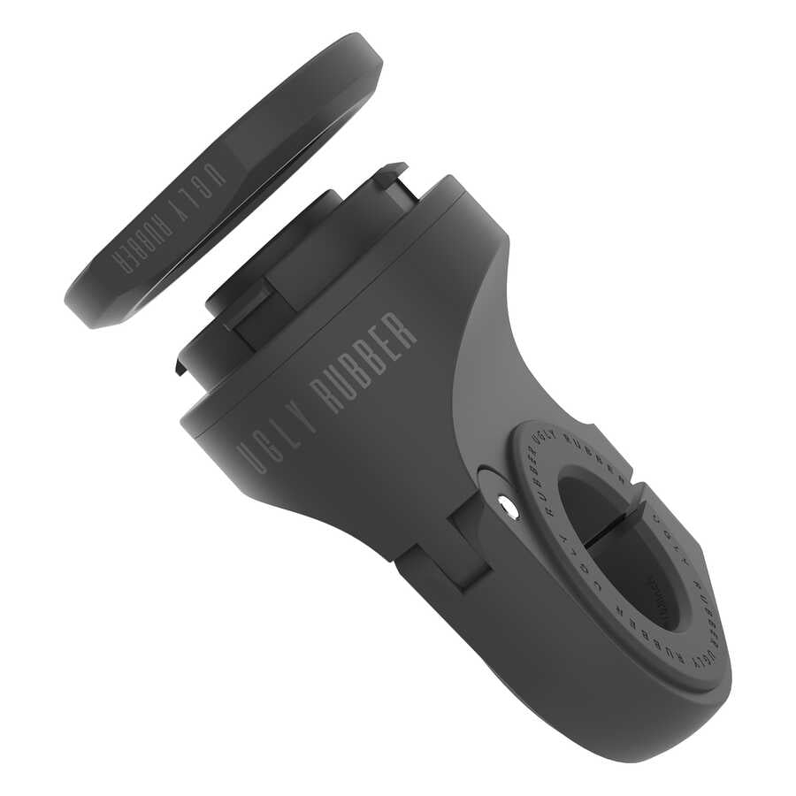 Ugly Rubber Y Ride Mount Motorcycle Phone Holder Black 
