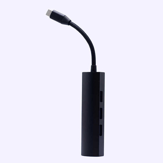 USB Duplicator USB-C to USB 3.0 HUB Adapter Black