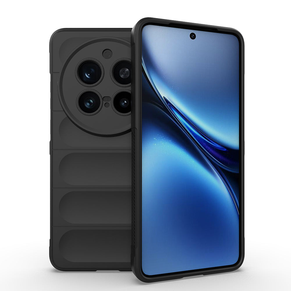 Vivo X200 Pro Kılıf Esnek TPU Oyuklu Arka Yüzey Tasarımlı Zore Etnik Silikon Kapak