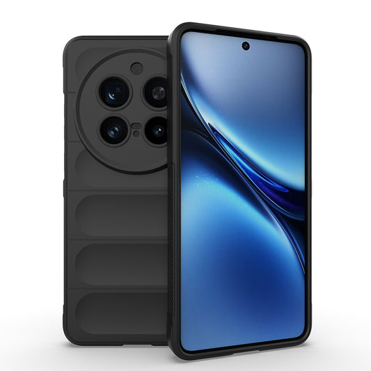 Vivo X200 Pro Kılıf Esnek TPU Oyuklu Arka Yüzey Tasarımlı Zore Etnik Silikon Kapak