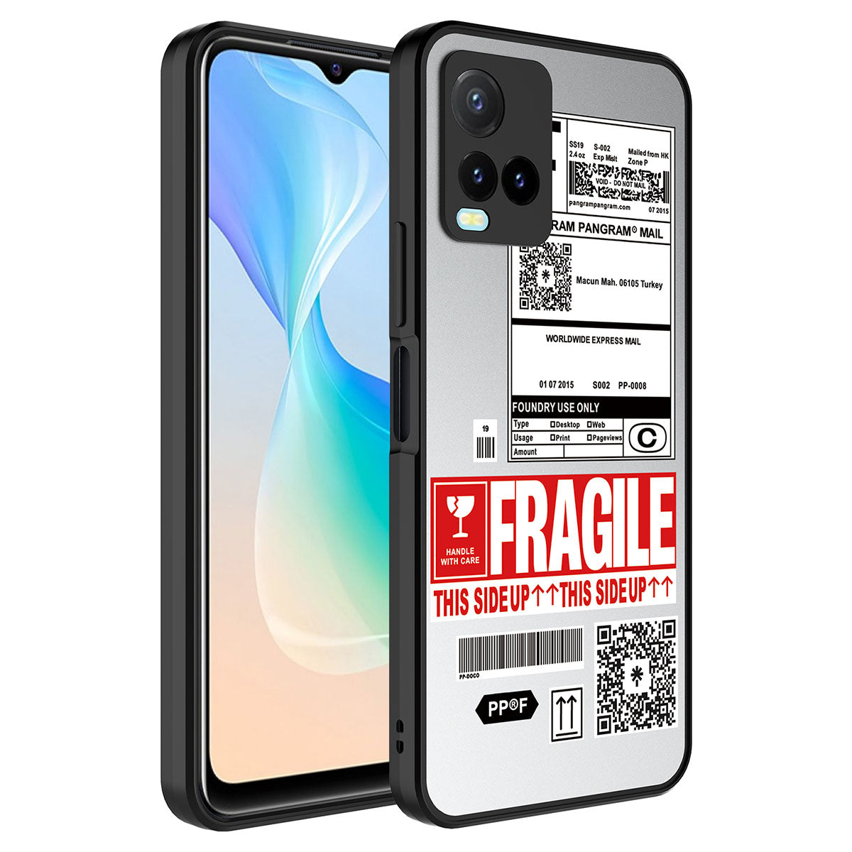 Vivo Y33S Kılıf Aynalı Desenli Kamera Korumalı Parlak Zore Mirror Kapak
