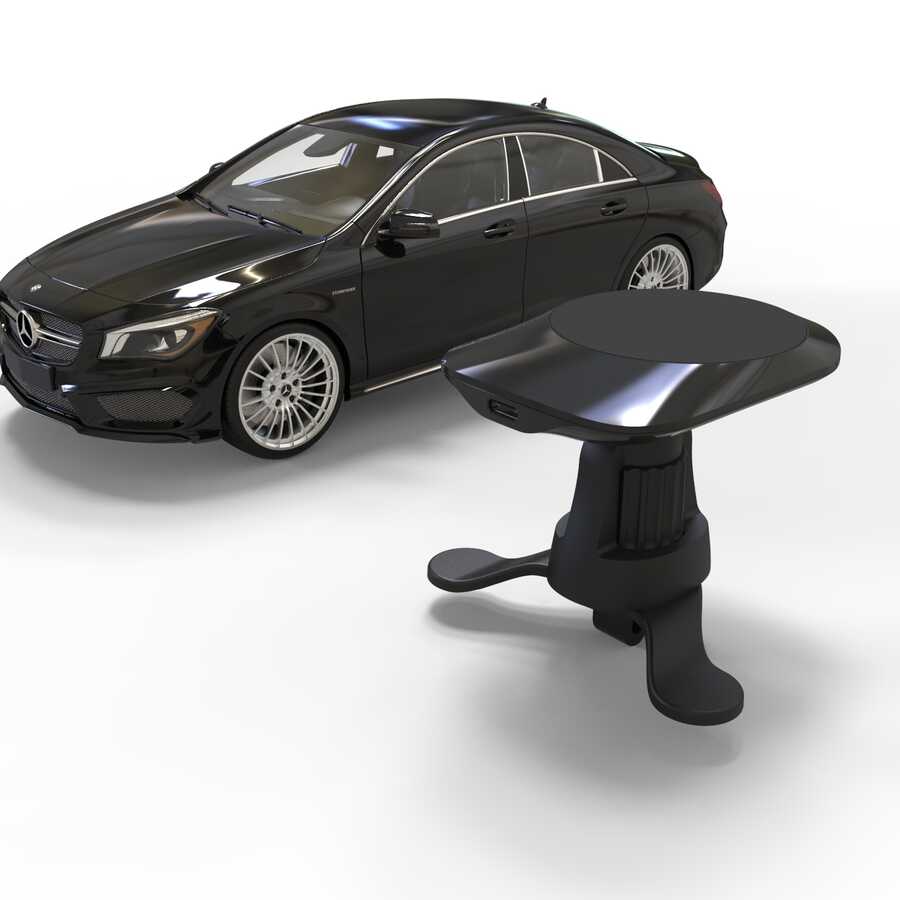 Vokamo WRL-01 Magnetic Wireless Charger Car Phone Holder Black