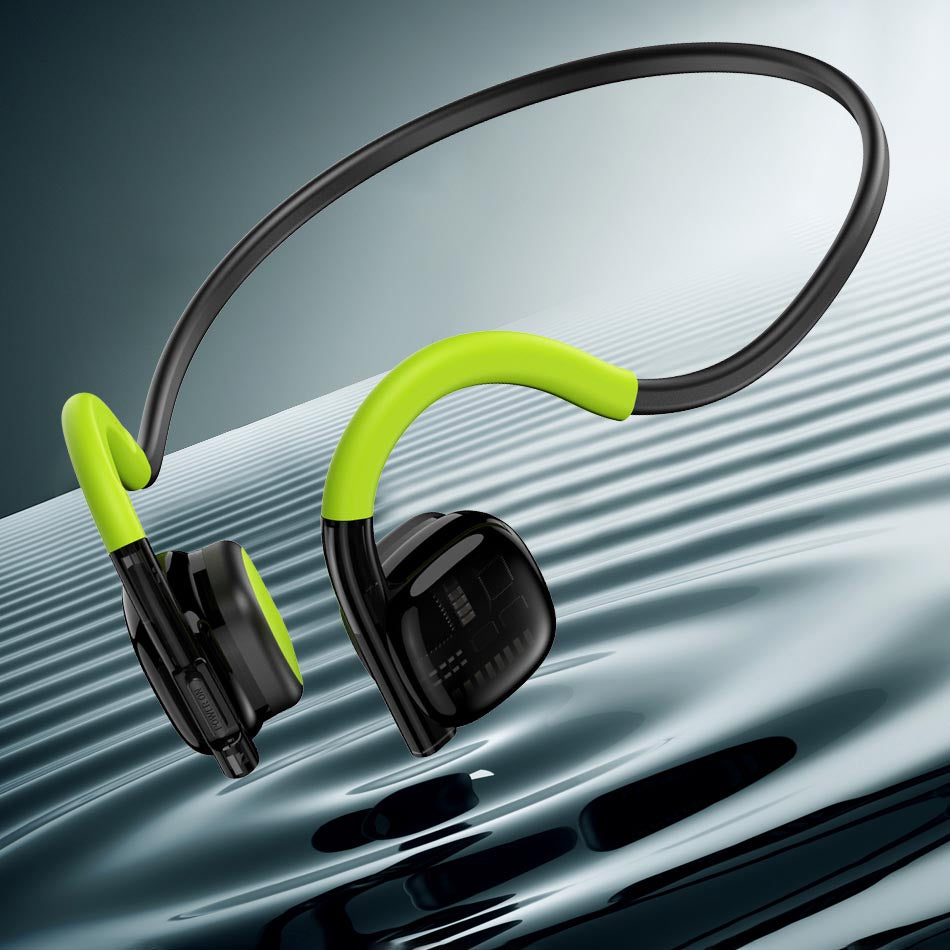 Wiwu Air Wireless Marathon Pro Waterproof Sports Bluetooth Headphones Black