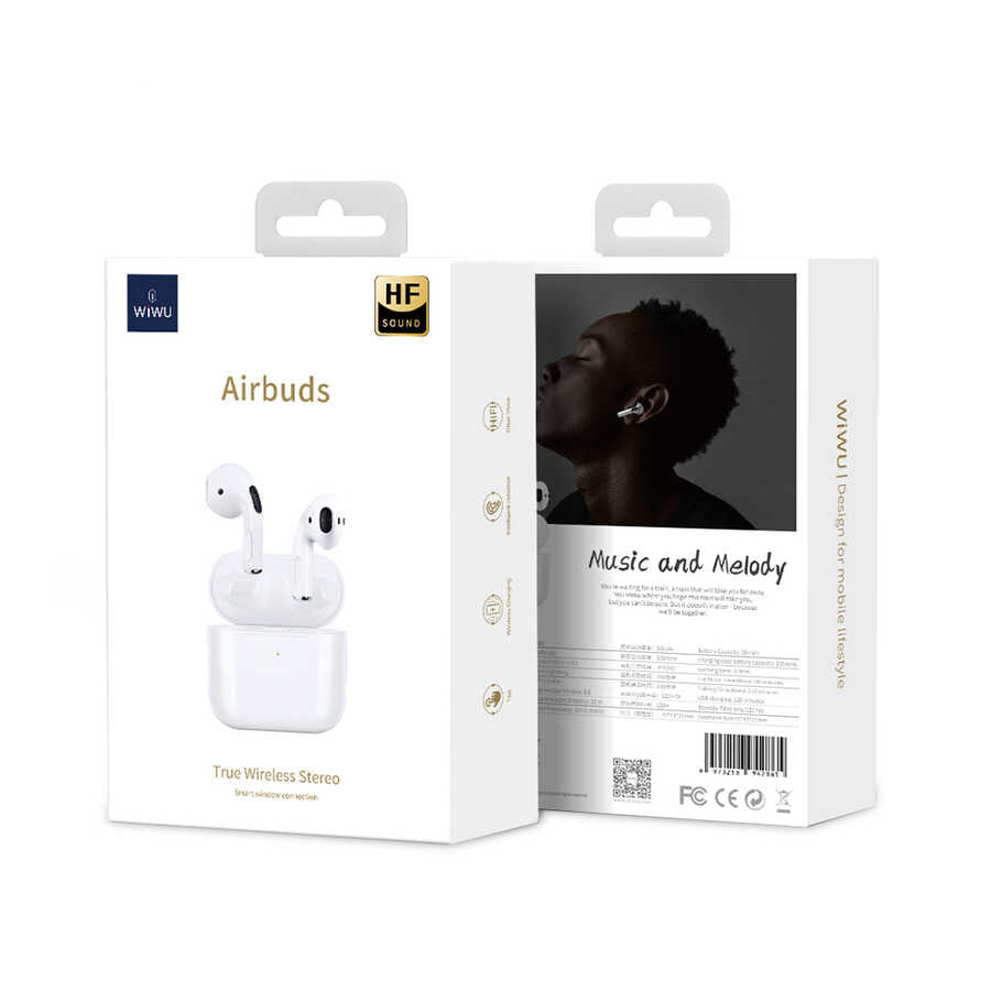 Wiwu Airbuds Lite Bluetooth Headset White 