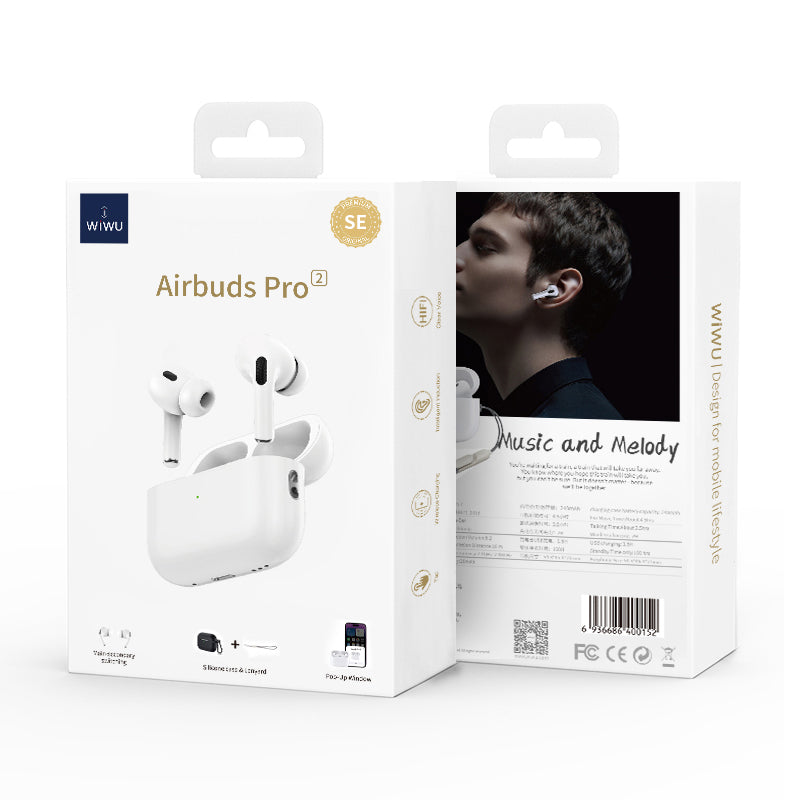 Wiwu Airbuds Pro 2 SE In-Ear Bluetooth Headphones White 