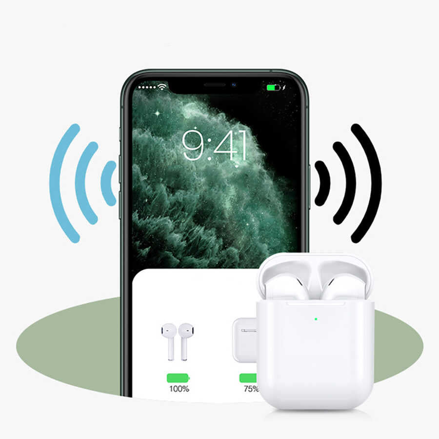 Wiwu Airbuds SE Bluetooth Headset with Type-C Port White 