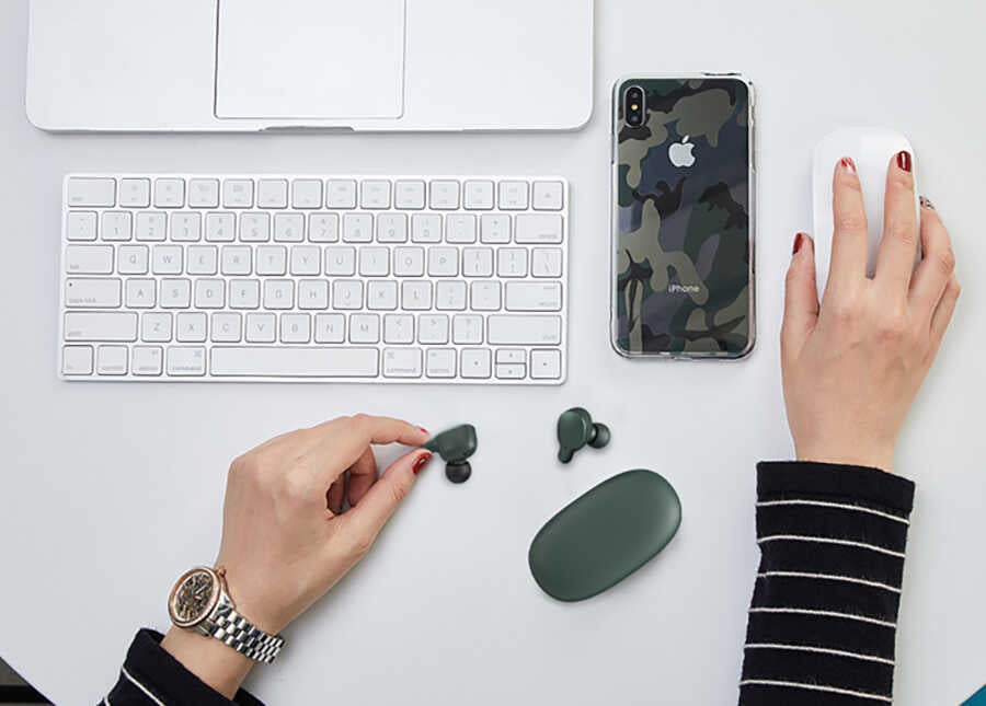 Wiwu Airbuds Titan Bluetooth Headset Green