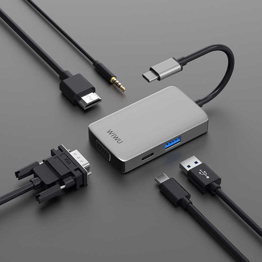 Wiwu Alpha 513HVP Type-C VGA Adapter Gray 