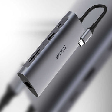 Wiwu Alpha 831HRT Type-C Hub Gray