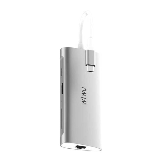 Wiwu Alpha 831HRT Type-C Hub Silver