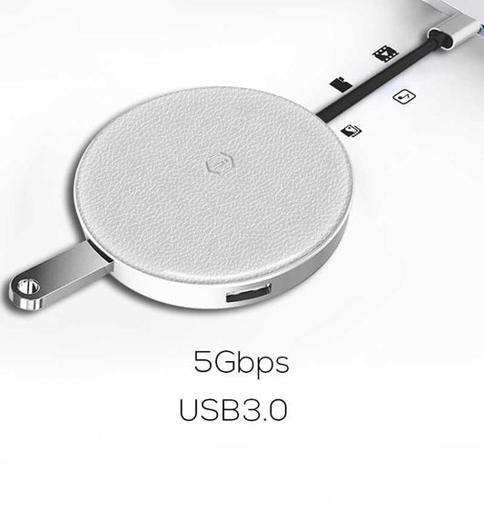 Wiwu Apollo A641WC Type-C Hub Silver
