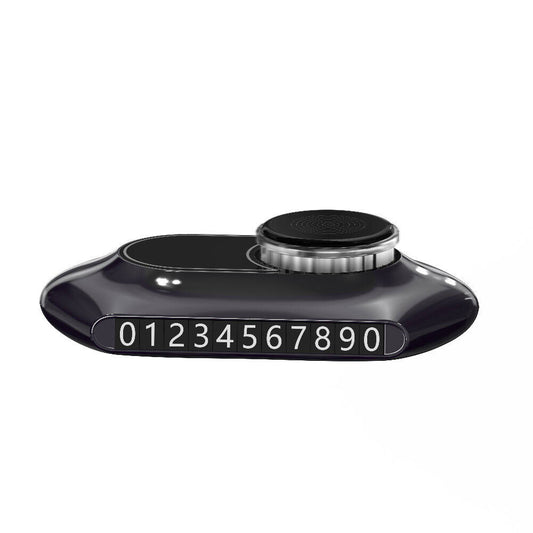 Wiwu AR-002 Solar Rotatable Aroma Therapy Scented Vehicle Parking Numberer Black 