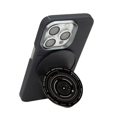 Wiwu B2 Magnetic Finger Ring Stand with Keep Passion Design, Black