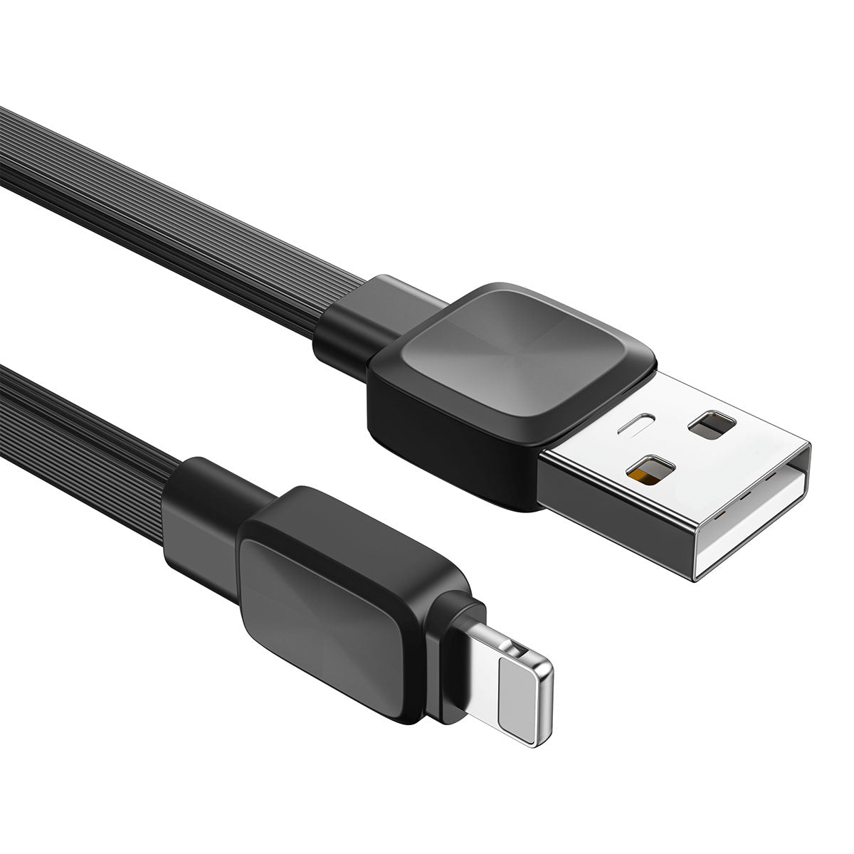 Wiwu Bravo Wİ-C003 Flat Design Lightning USB Cable 1M White