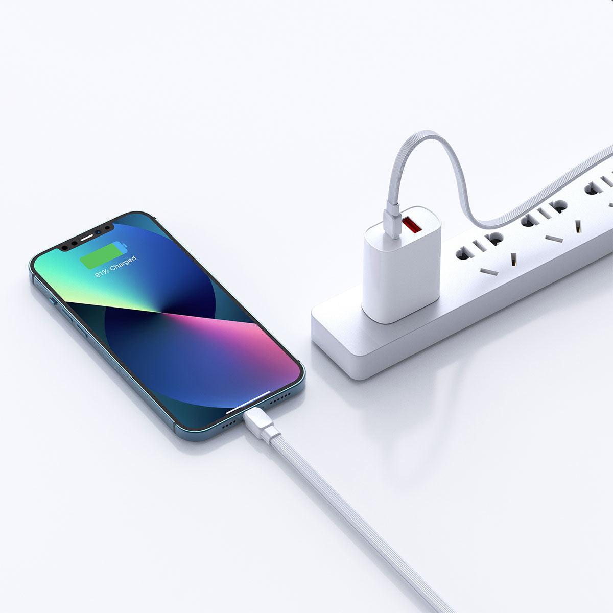 Wiwu Bravo Wİ-C004 Flat Design 20W Fast Charging Type-C to Lightning PD Cable 1M Black 