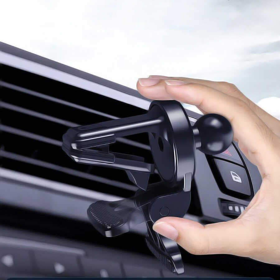Wiwu CH-307 Liberator Wireless Charging Mount Car Phone Holder Black 