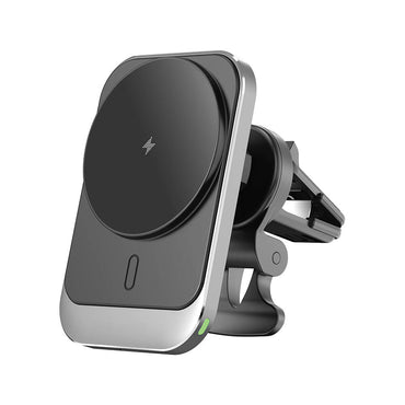 Wiwu CH-314 Magnetic Wireless Charging Car Phone Holder Ventilation Design Black 