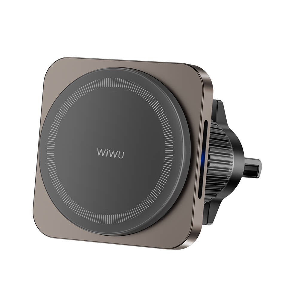 Wiwu CH-318 Magneto Serisi M-safe Şarj Özellikli Havalandırma Tasarım Araç Telefon Tutucu Siyah