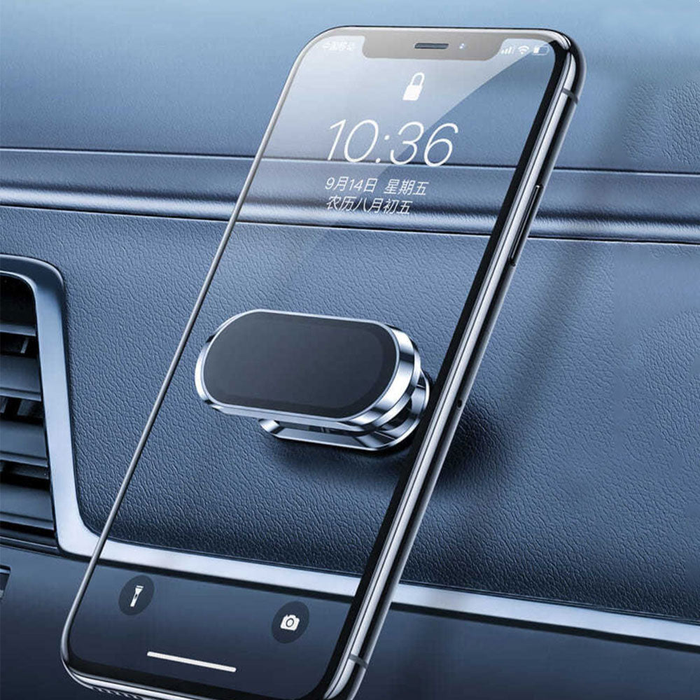 Wiwu CH002 360 Degree Rotating Magnetic Flat Floor Version Car Phone Holder Gray 