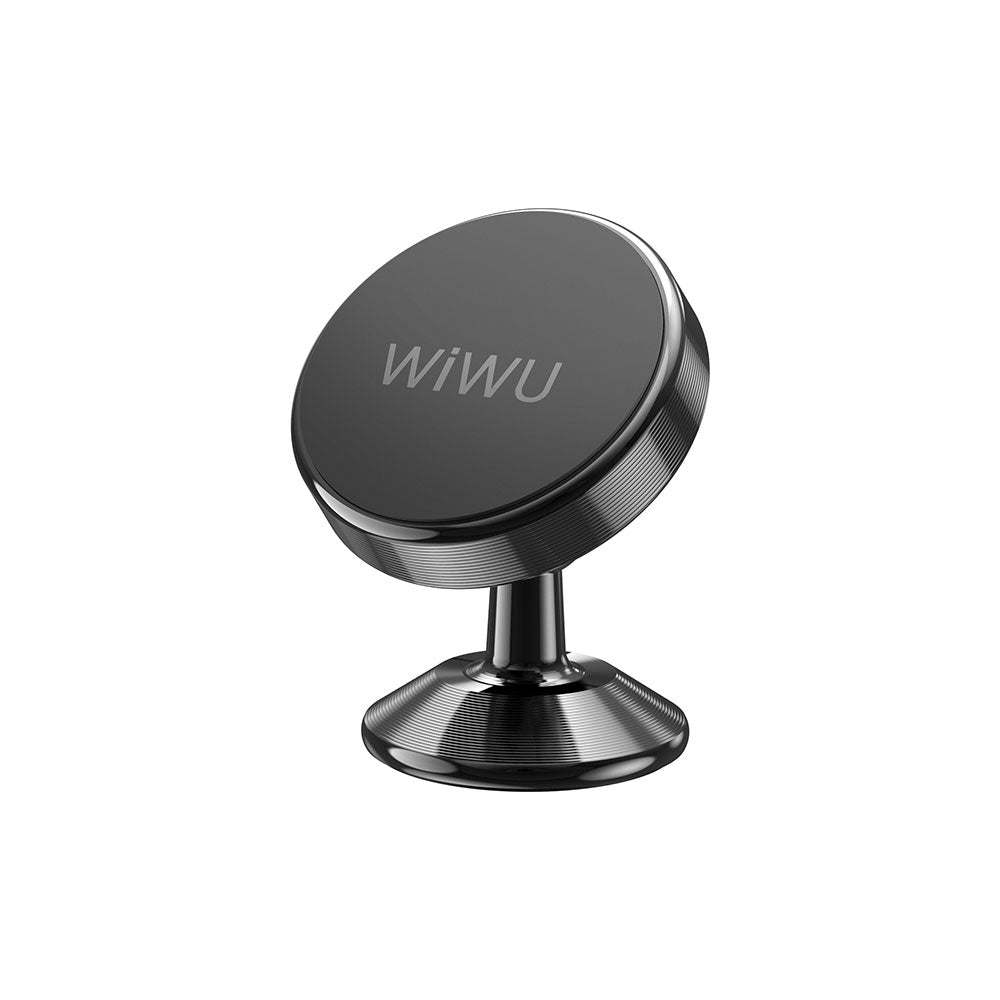 Wiwu CH003 360 Degree Rotating Magnetic Flat Floor Version Car Phone Holder Gray 