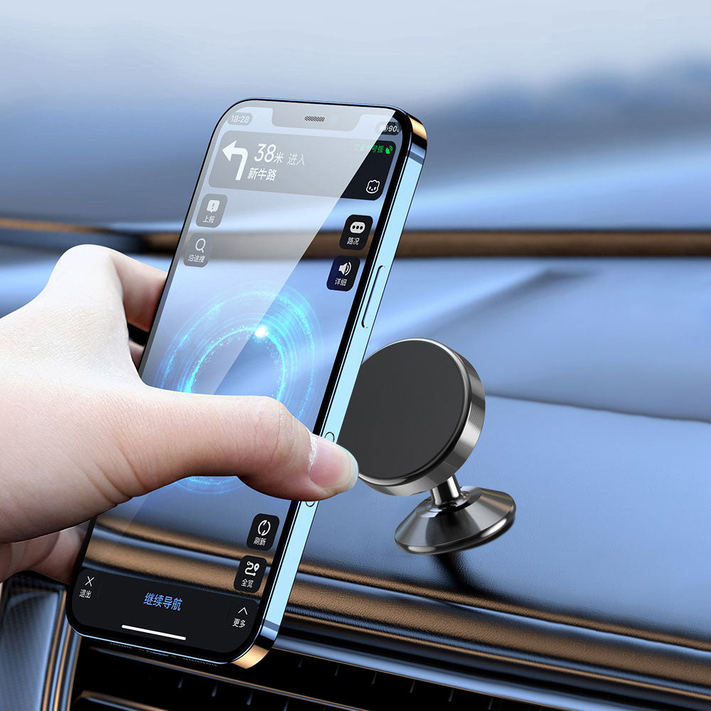 Wiwu CH003 360 Degree Rotating Magnetic Flat Floor Version Car Phone Holder Gray 