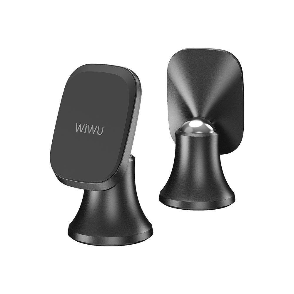 Wiwu CH005 360 Degree Rotating Magnetic Flat Floor Version Car Phone Holder Black