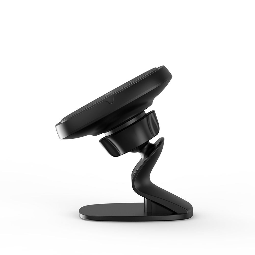 Wiwu CH007 360 Degree Rotating Magnetic Flat Floor Version Car Phone Holder Black 