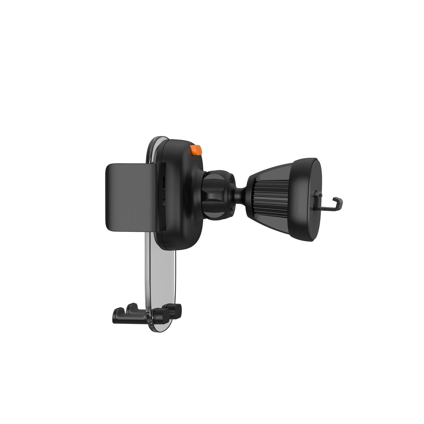 Wiwu CH008 Phone Weight Powered Ventilation Design Car Phone Holder Black 