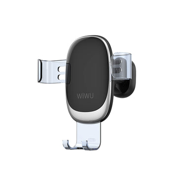 Wiwu CH010 Phone Weight Powered Ventilation Design Car Phone Holder Black 