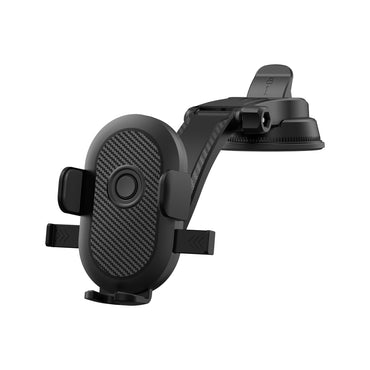 Wiwu CH014 Automatic Mechanism Suction Cup Design Car Phone Holder Black 