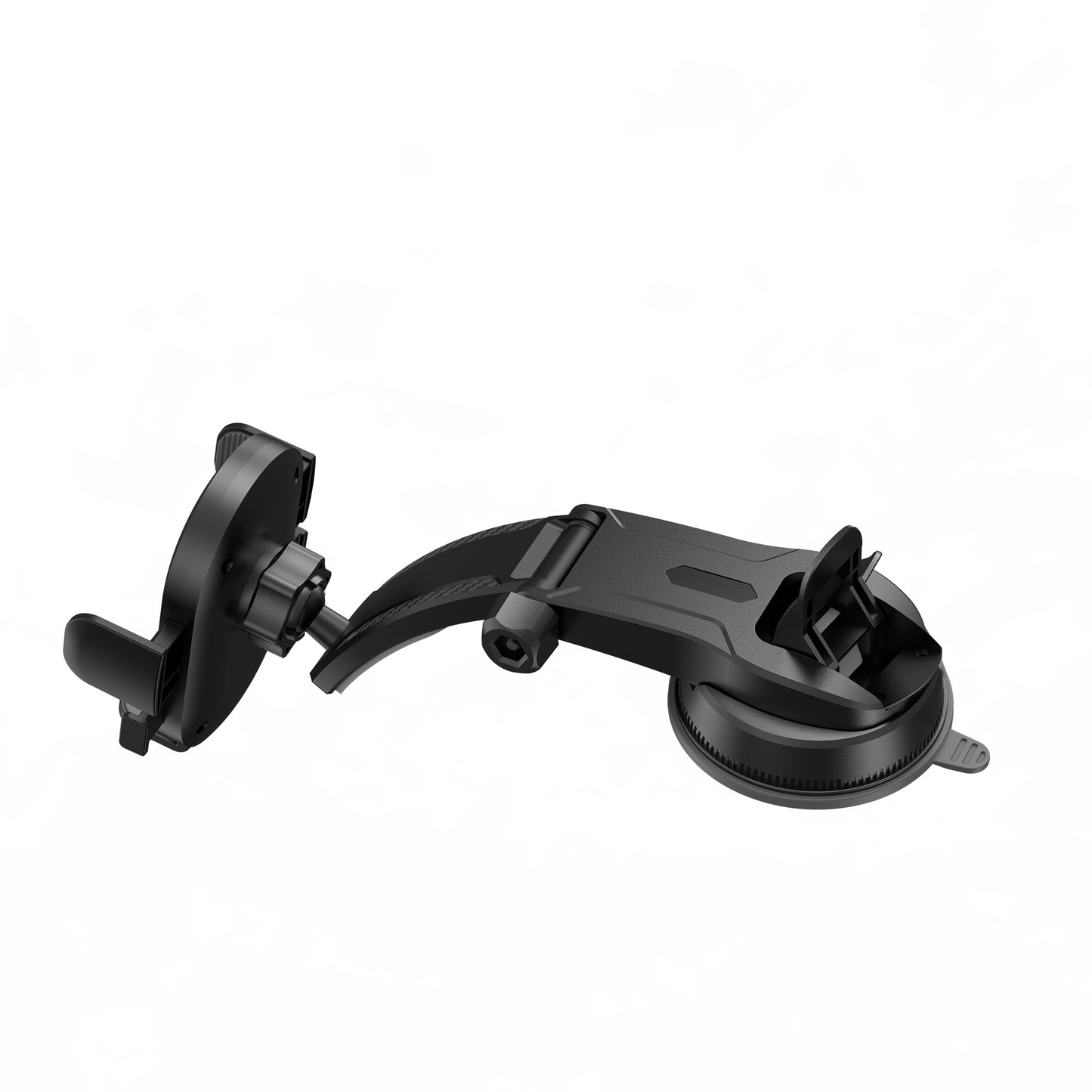Wiwu CH014 Automatic Mechanism Suction Cup Design Car Phone Holder Black 