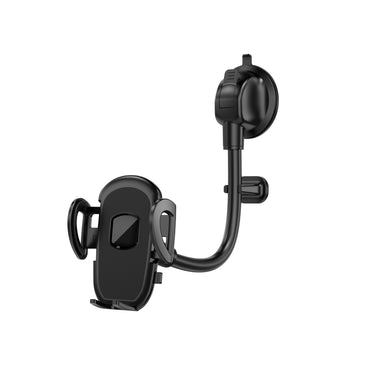 Wiwu CH016 Automatic Mechanism Flexible Spiral Suction Cup Design Car Phone Holder Black