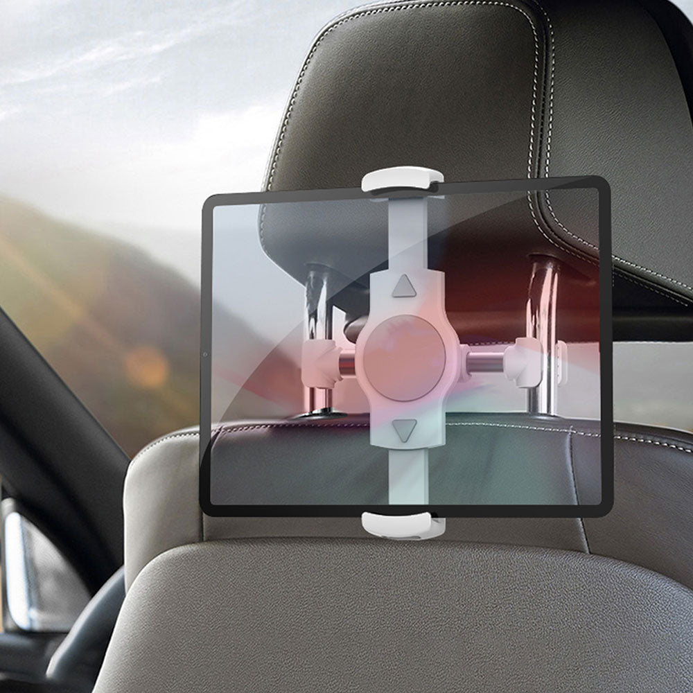 Wiwu CH017 Automatic Mechanism Back Seat Car Tablet Holder White