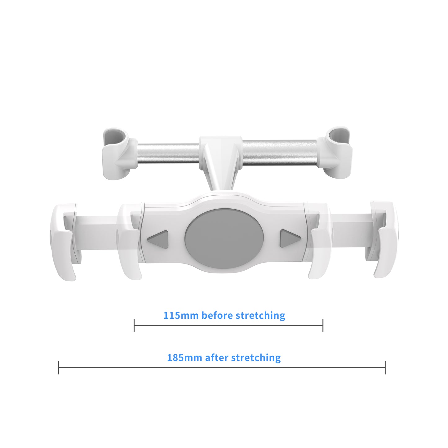 Wiwu CH017 Automatic Mechanism Back Seat Car Tablet Holder White