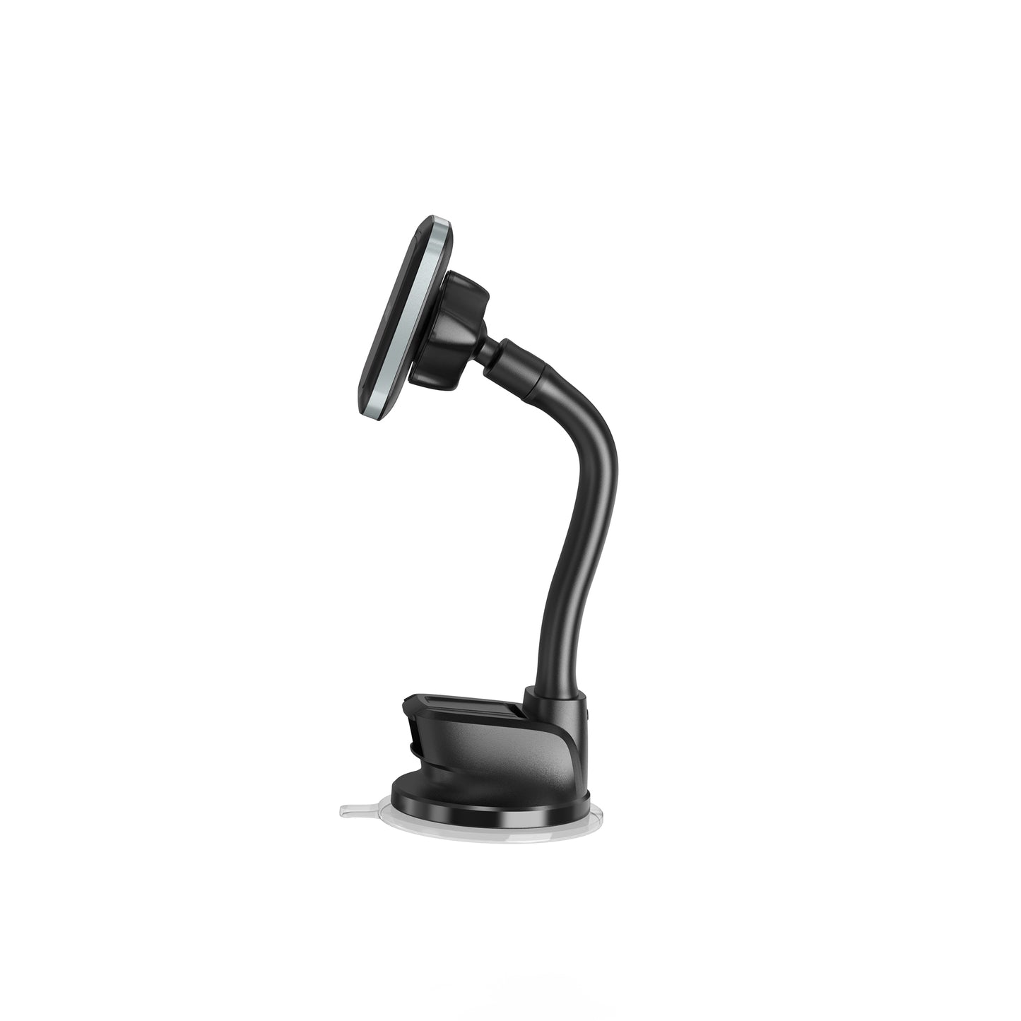 Wiwu CH018 Magnetic Flexible Spiral Suction Cup Design Car Phone Holder Black 