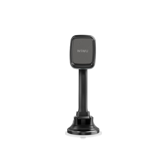 Wiwu CH018 Magnetic Flexible Spiral Suction Cup Design Car Phone Holder Black 