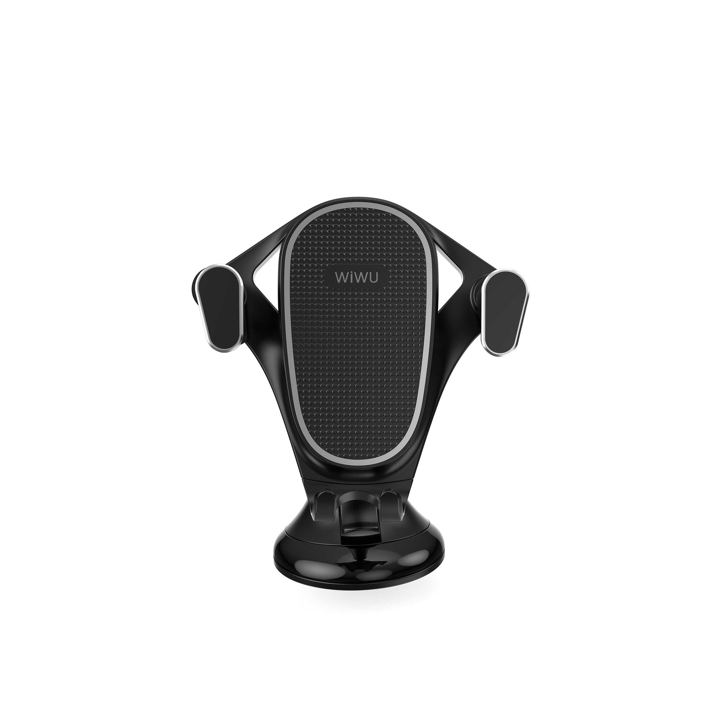 Wiwu CH019 Suction Cup Design Car Phone Holder Working with Phone Weight Black 