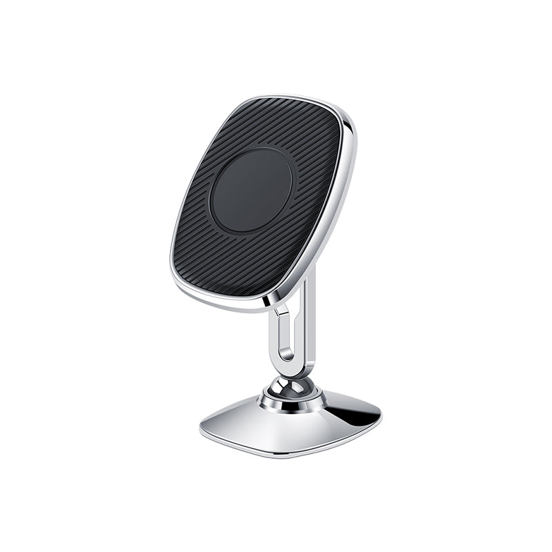 Wiwu CH024 360 Degree Rotating Magnetic Flat Floor Version Car Phone Holder Silver 