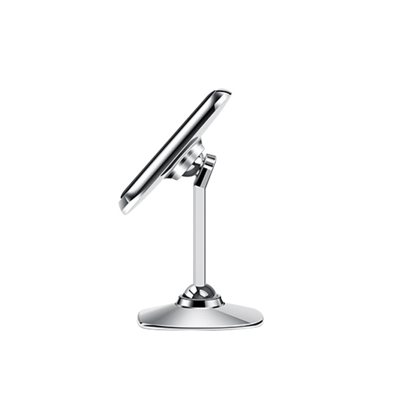 Wiwu CH024 360 Degree Rotating Magnetic Flat Floor Version Car Phone Holder Silver 